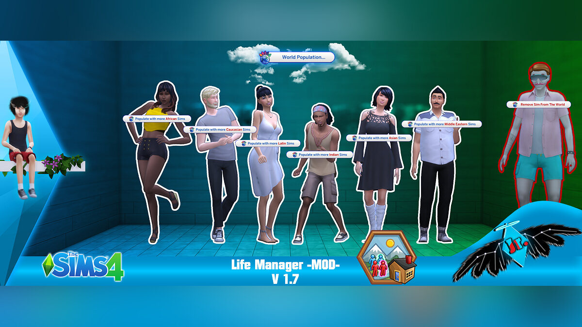 The Sims 4 — Менеджер жизни 1.7 (17.06.2020)