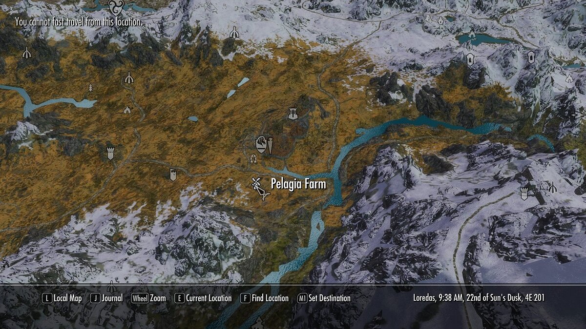 Elder Scrolls 5: Skyrim Special Edition — Быстрое путешествие прямо из дома