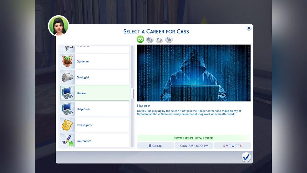The Sims 4 — Карьеры из The Sims 1 и The Sims 2