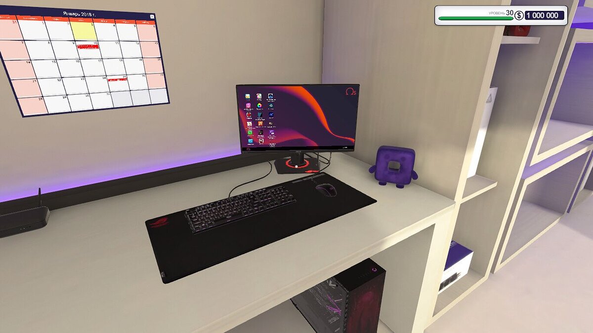 PC Building Simulator — Сохранение (30 лвл, на счету 999.999.999$)