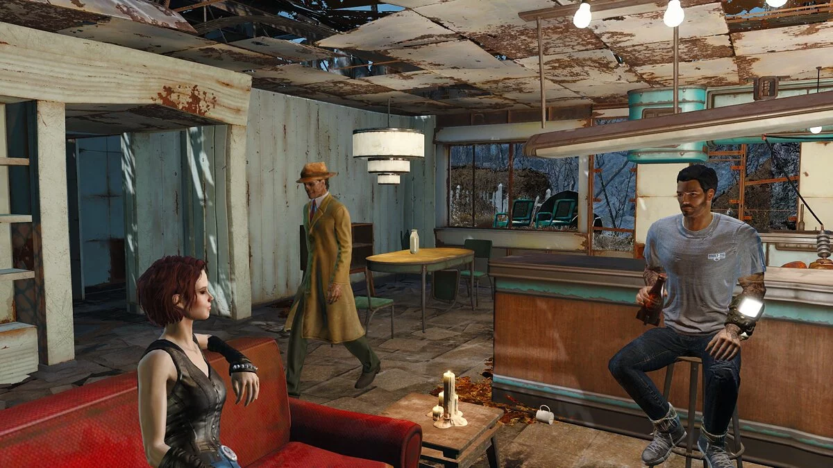 Fallout 4: Game of the Year Edition — Анимация питья