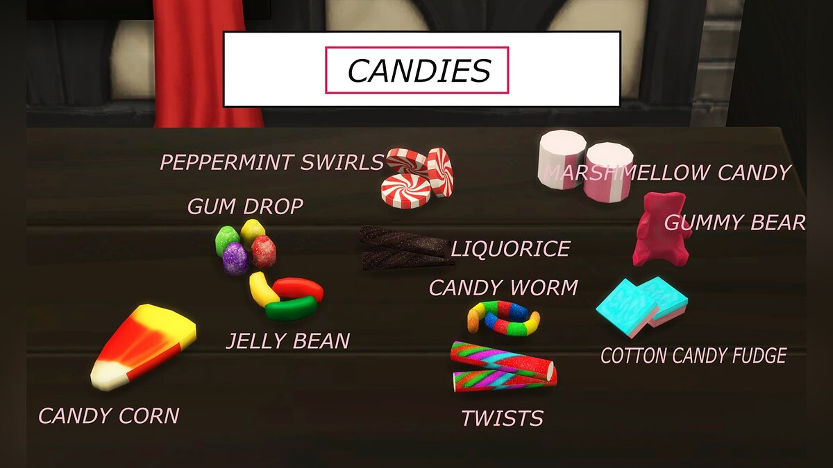 The Sims 4 — Функциональный диспенсер с конфетами (20.06.2020)