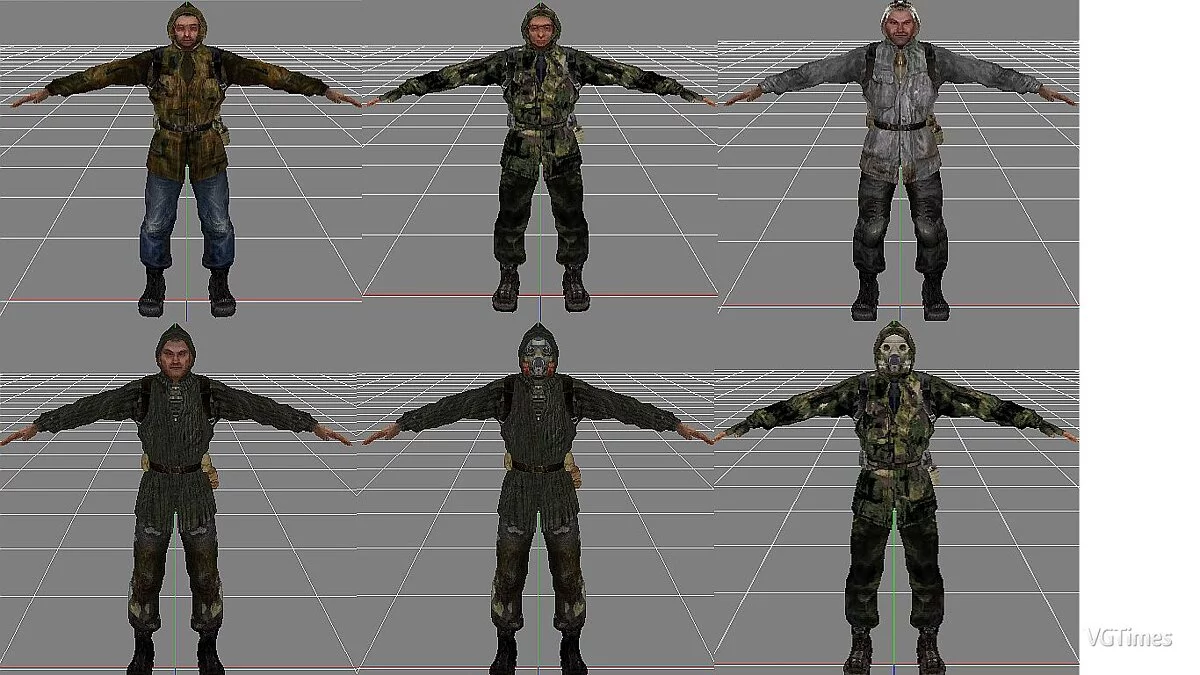 S.T.A.L.K.E.R.: Shadow of Chernobyl — Модели новичков