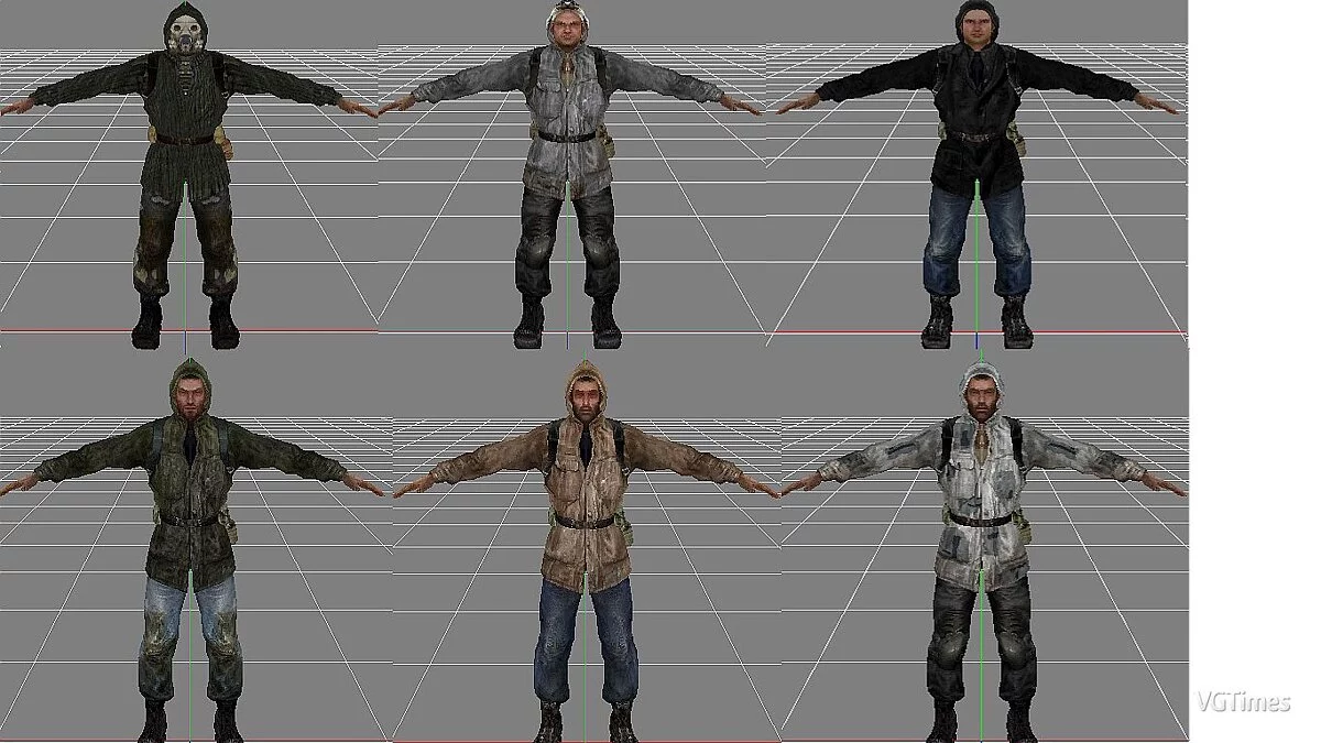 S.T.A.L.K.E.R.: Shadow of Chernobyl — Модели новичков