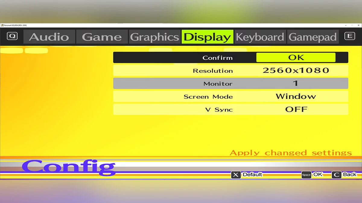 Persona 4 Golden — Фикс для широких мониторов