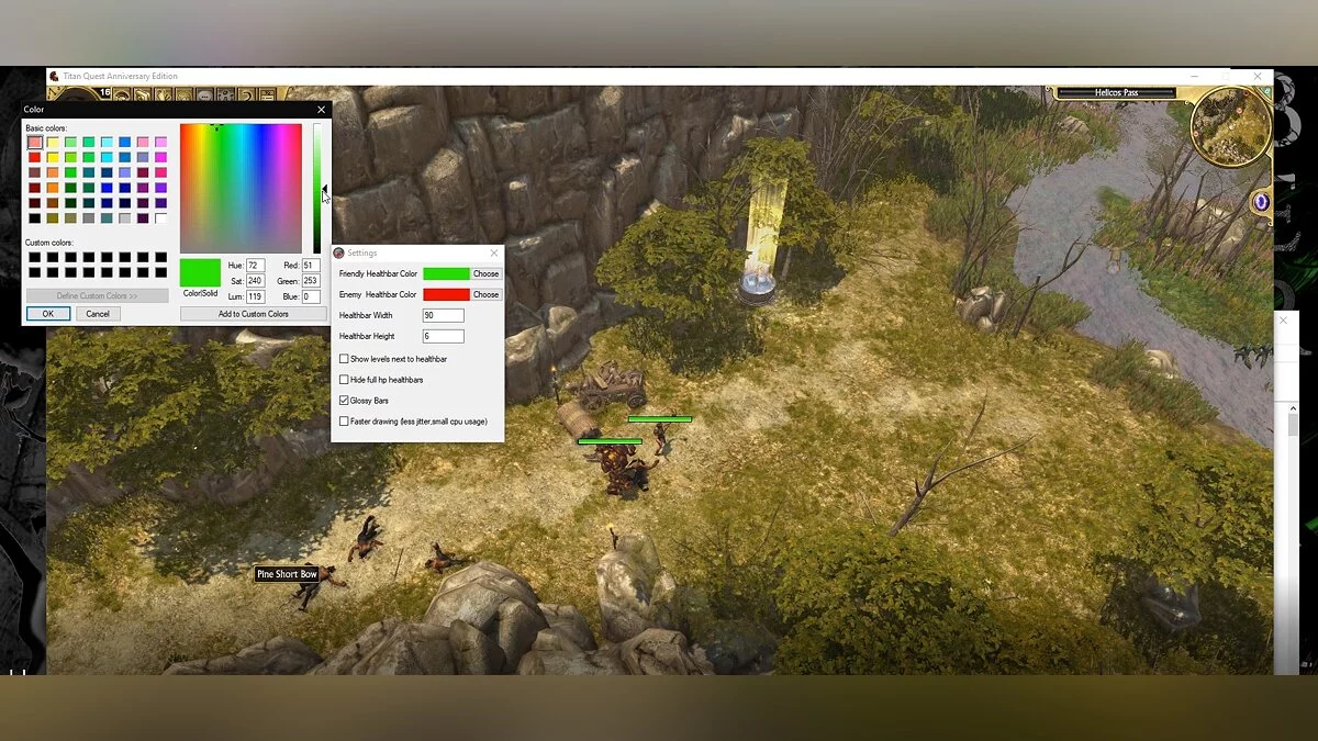 Titan Quest Anniversary Edition — Полоска здоровья для врагов
