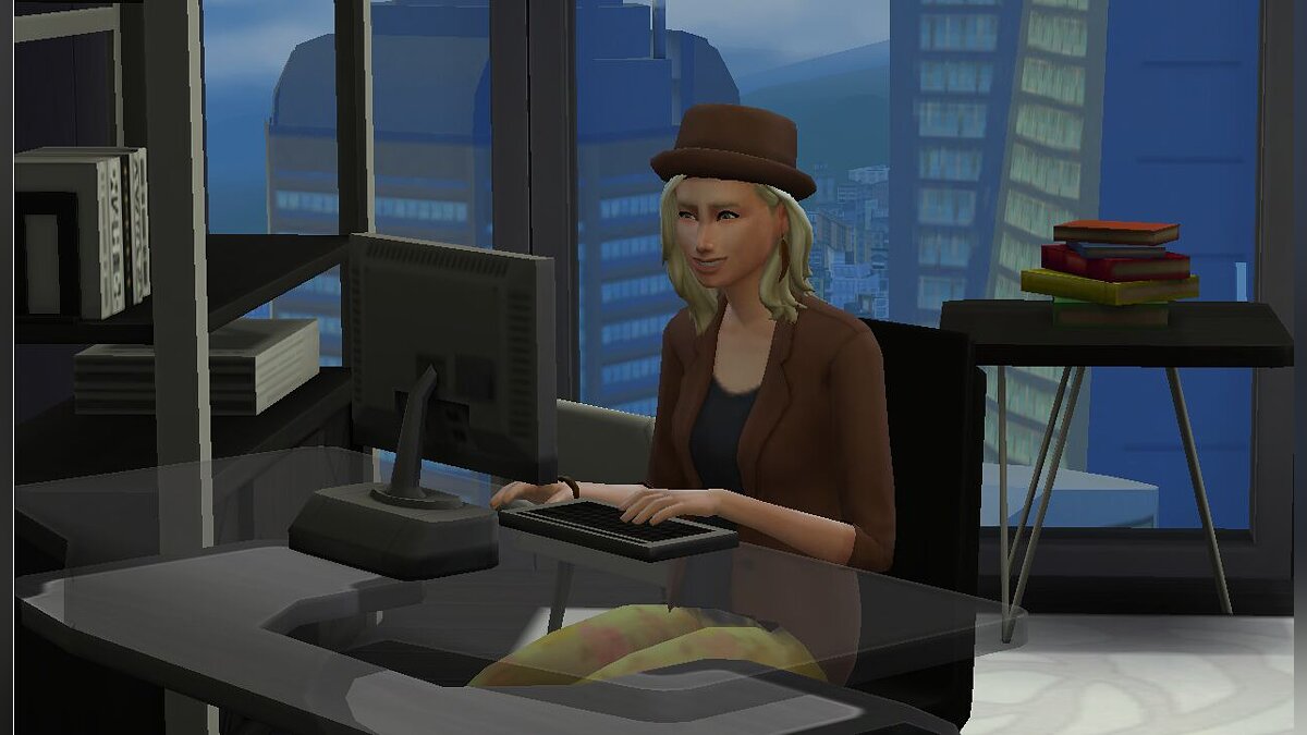 The Sims 4 — Писатель — работа на дому