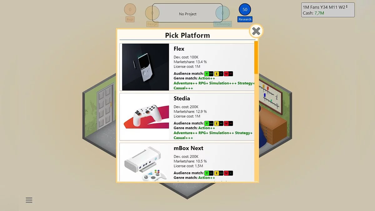 Game Dev Tycoon — Новые игровые платформы