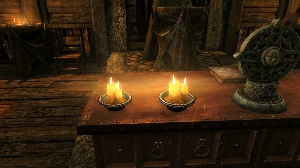 Elder Scrolls 5: Skyrim Special Edition — Настоящее пламя свечи