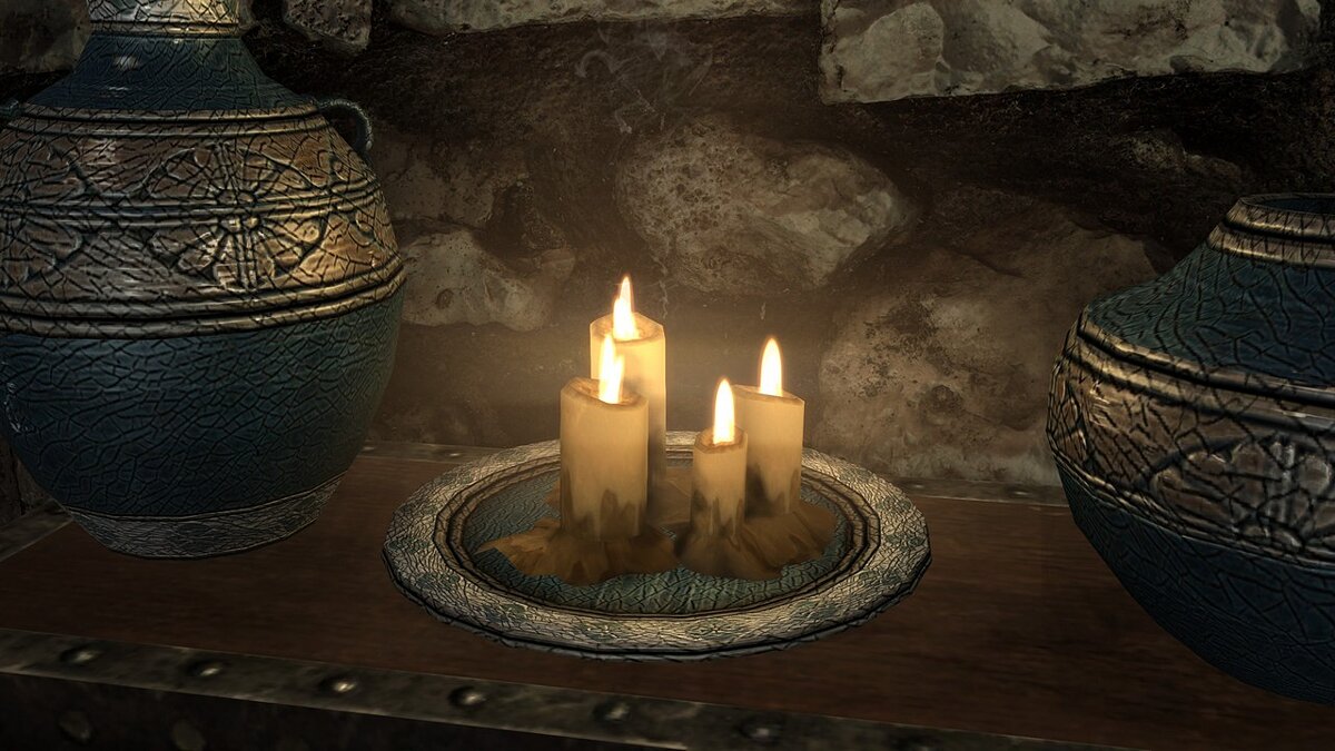 Elder Scrolls 5: Skyrim Special Edition — Настоящее пламя свечи