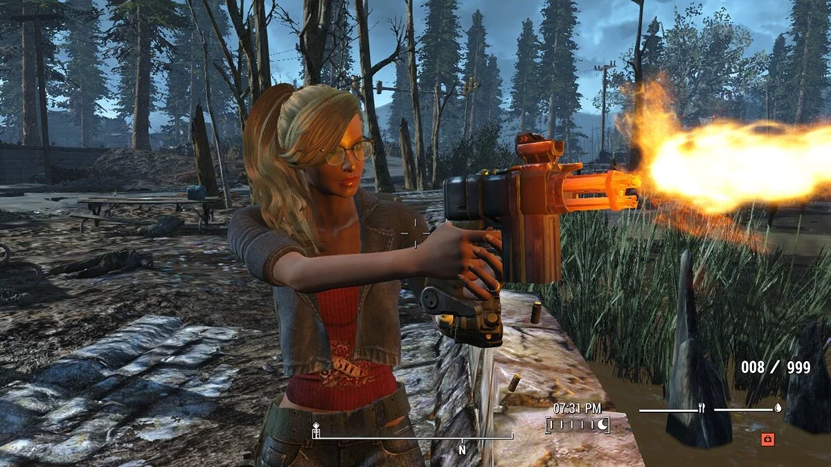 Fallout 4: Game of the Year Edition — Пистолет Гатлинга