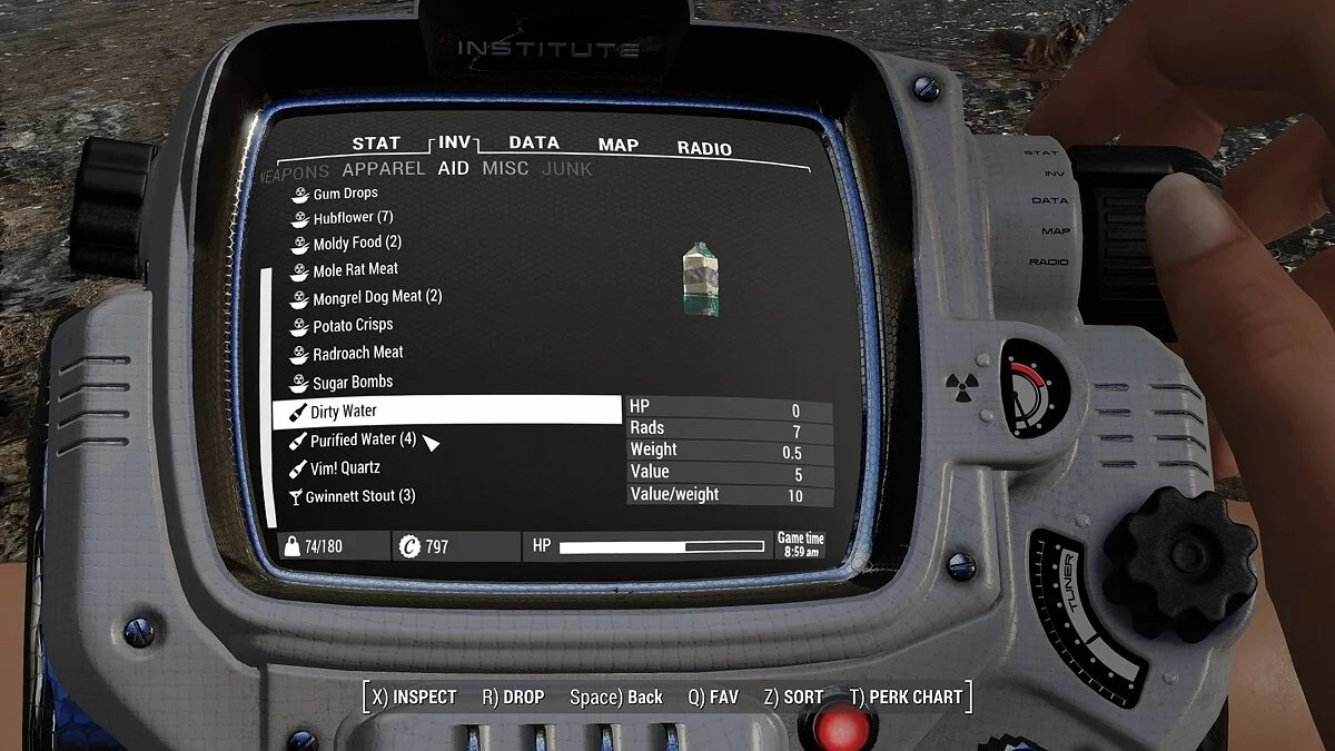 Fallout 4: Game of the Year Edition — Вода не лечит