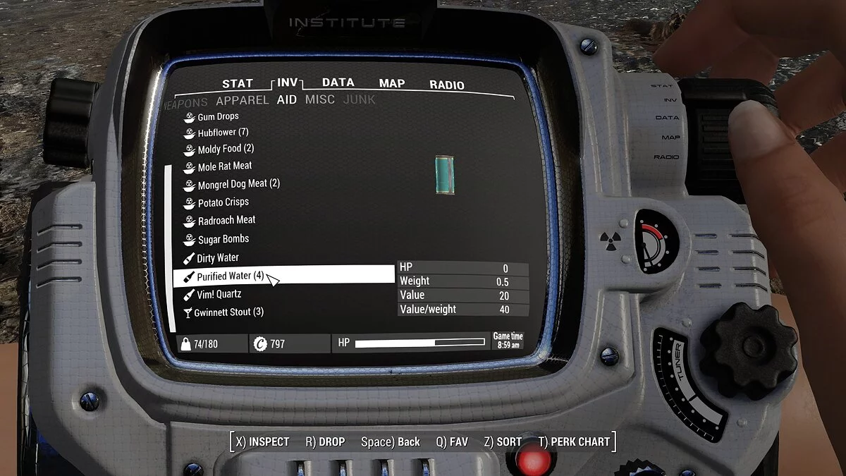 Fallout 4: Game of the Year Edition — Вода не лечит