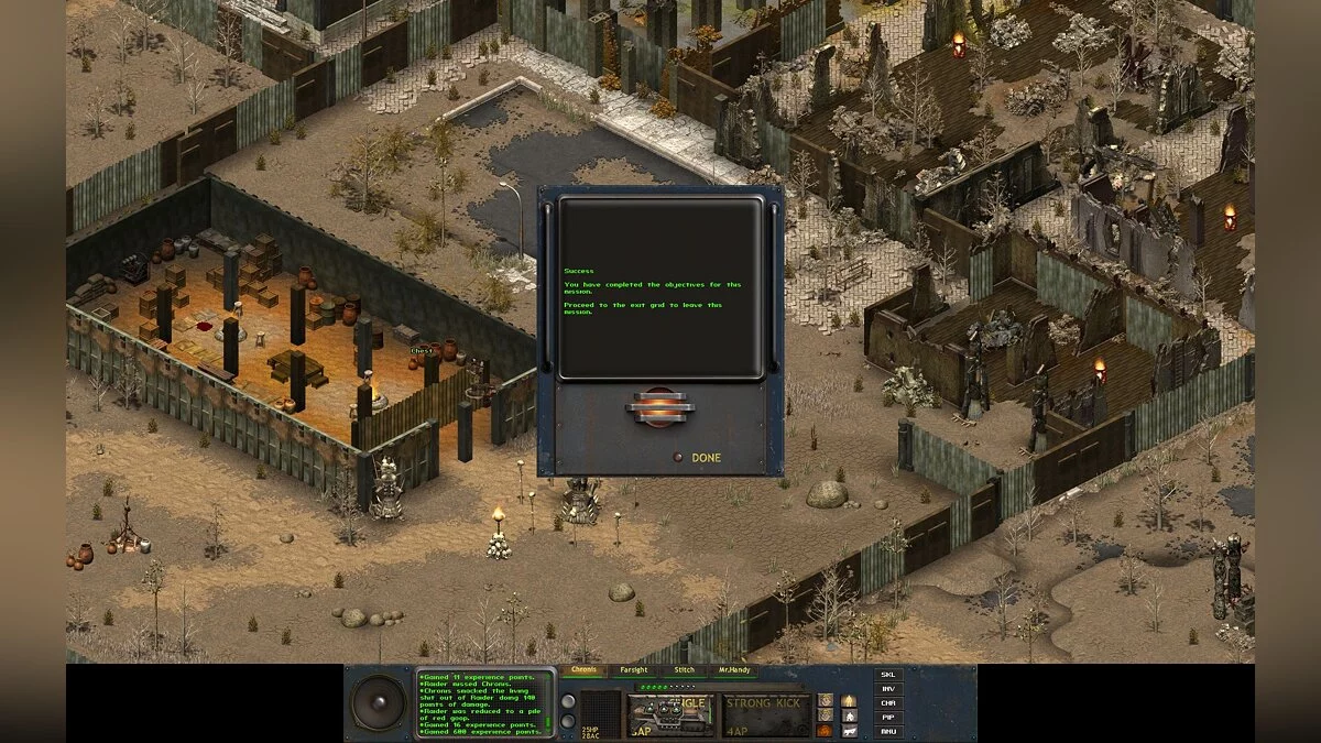 Fallout Tactics — Улучшенный интерфейс