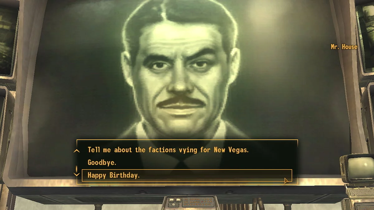 Fallout: New Vegas — С днем рождения мистер Хаус