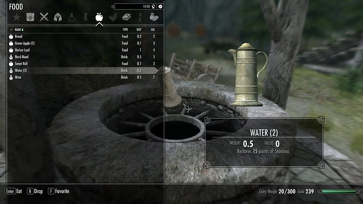 Elder Scrolls 5: Skyrim Special Edition — Набирайте воду из колодцев