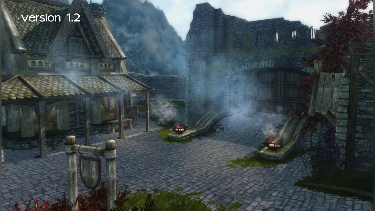 The Elder Scrolls 5: Skyrim Legendary Edition — Каменный тротуар в Вайтране