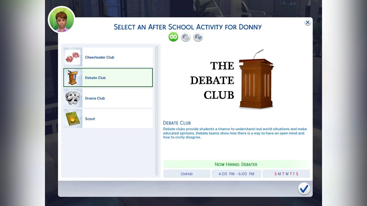 The Sims 4 — Школьные мероприятия