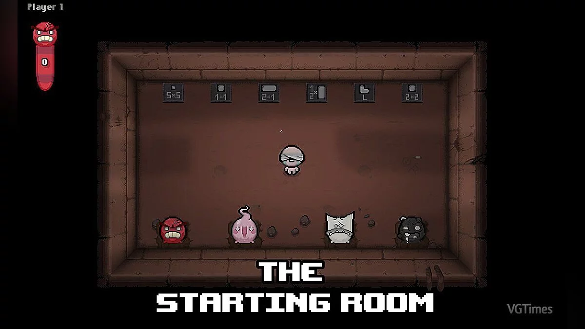 The Binding of Isaac — Мини-игра в Змейку