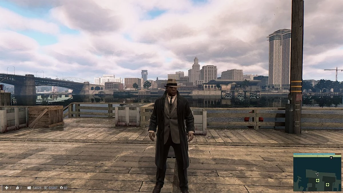 Mafia 3: Definitive Edition — Темный плащ и брюки