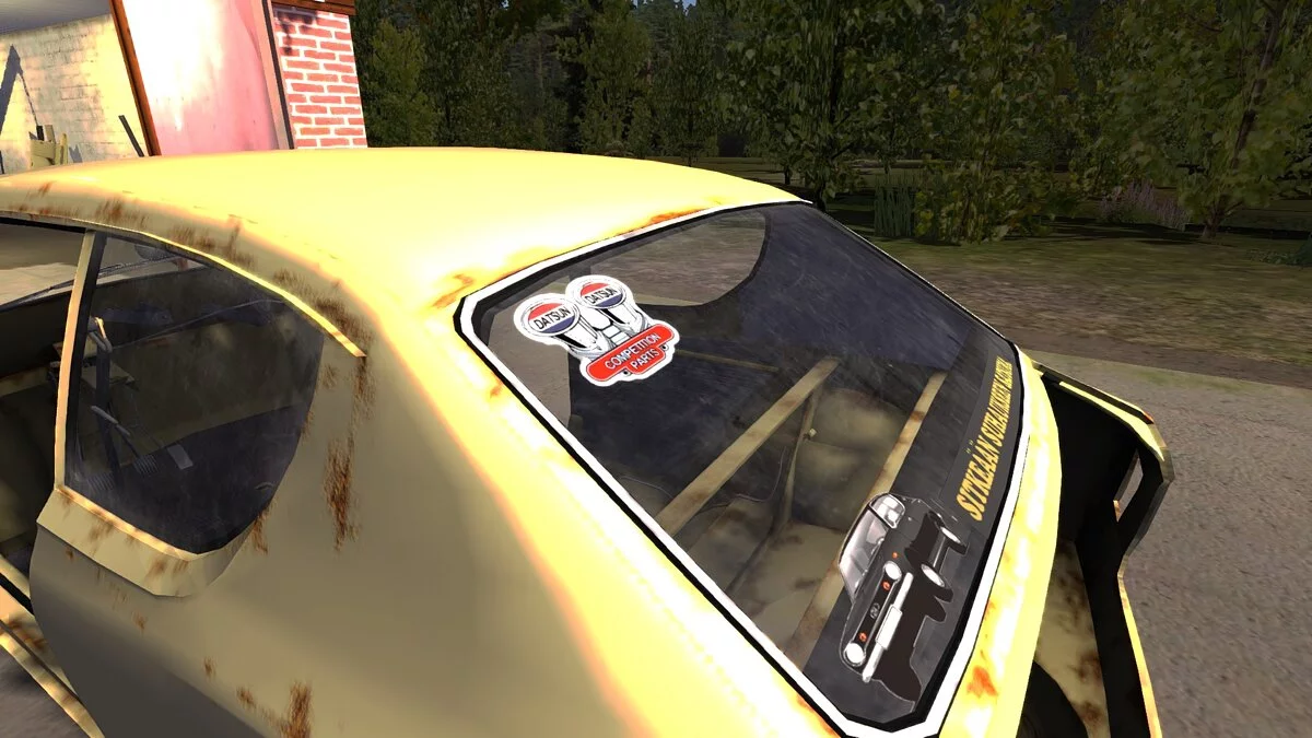 My Summer Car — Новые наклейки на заднее стекло