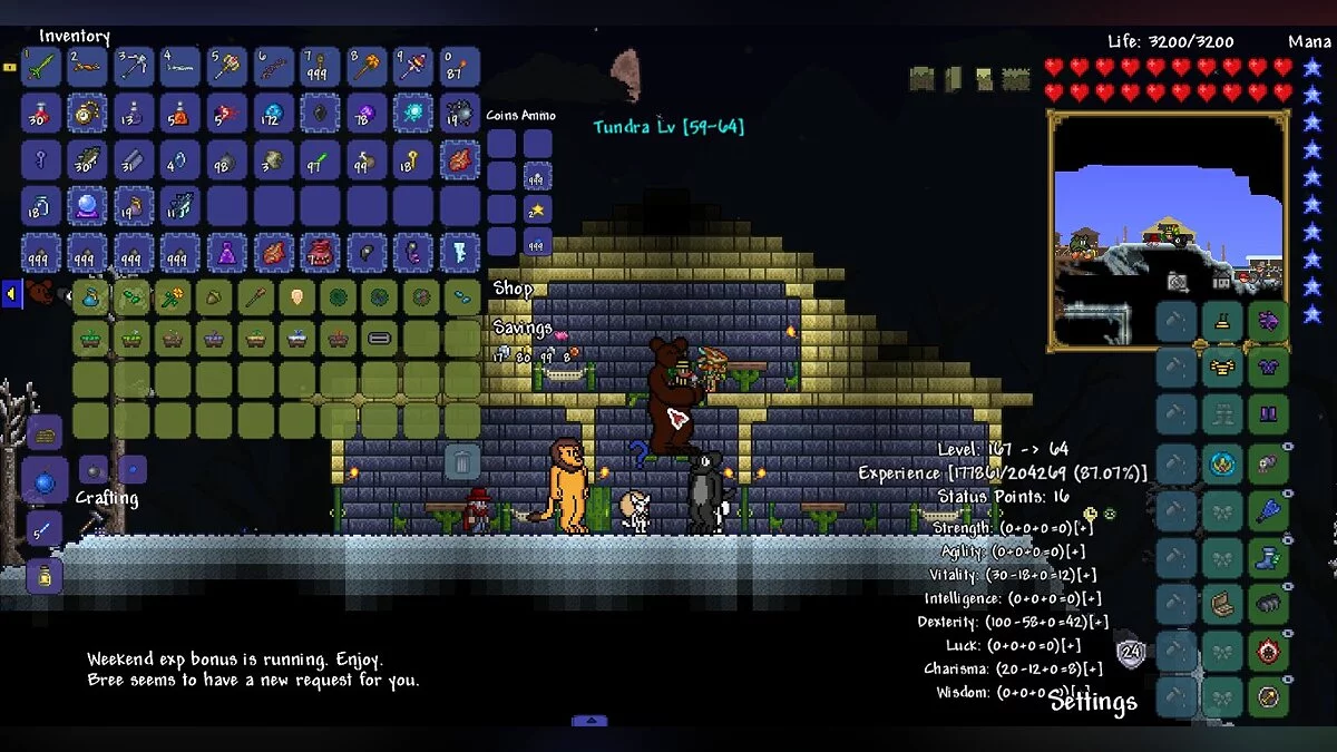 Terraria — Наймите компаньона