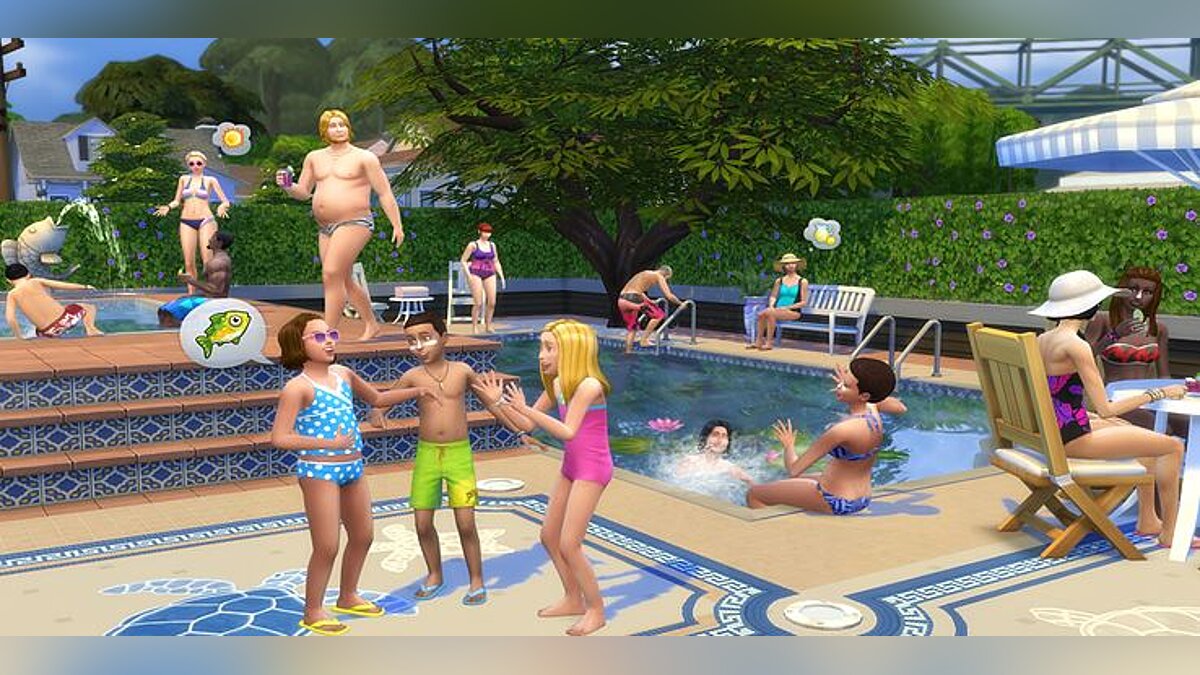 The Sims 4 — Вечеринка у бассейна (25.06.2020)