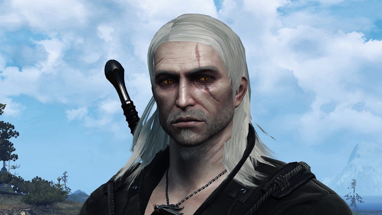 Geralt face retexture face from the witcher 3 фото 10