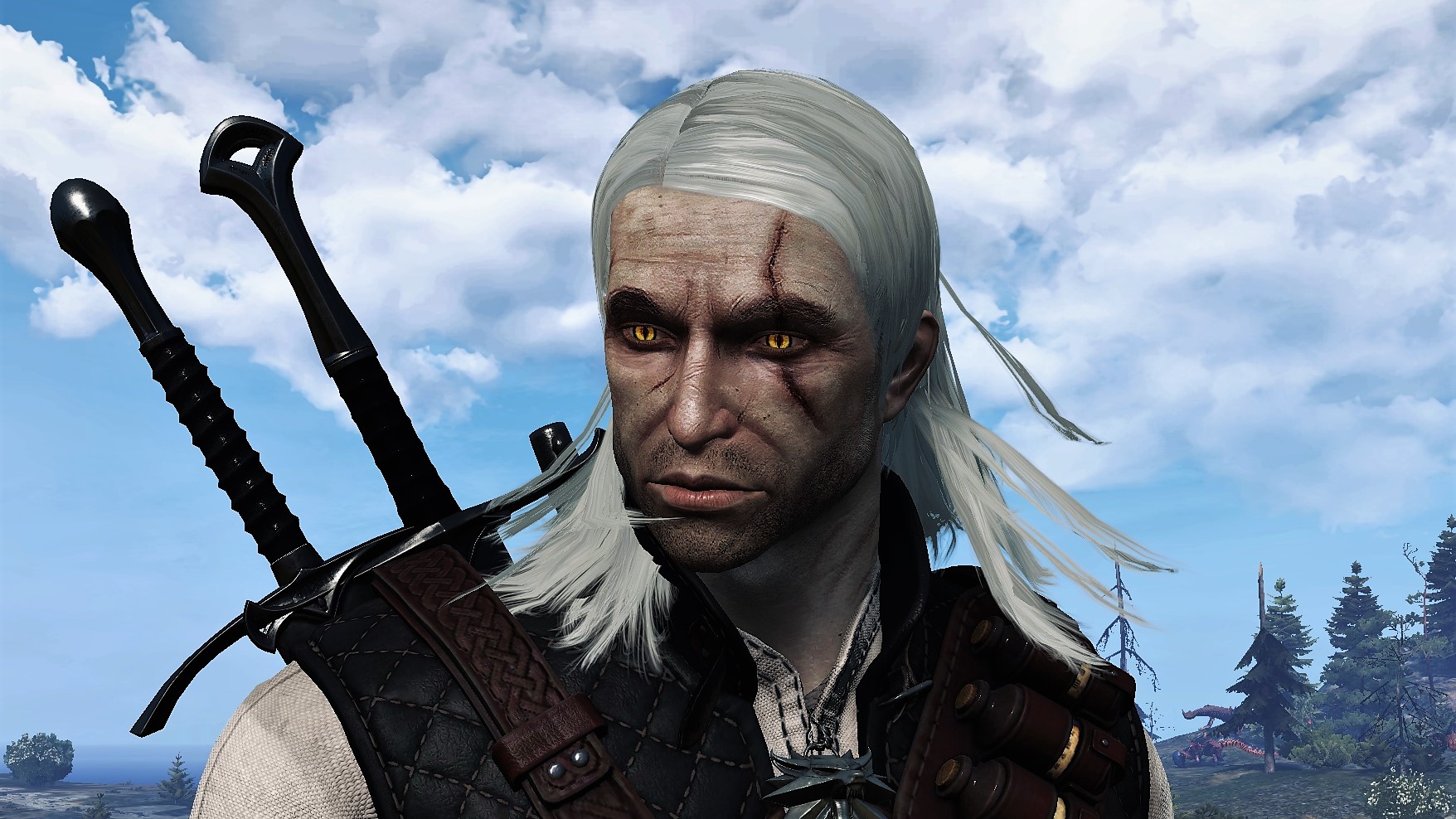 Geralt face retexture face from the witcher 3 фото 118
