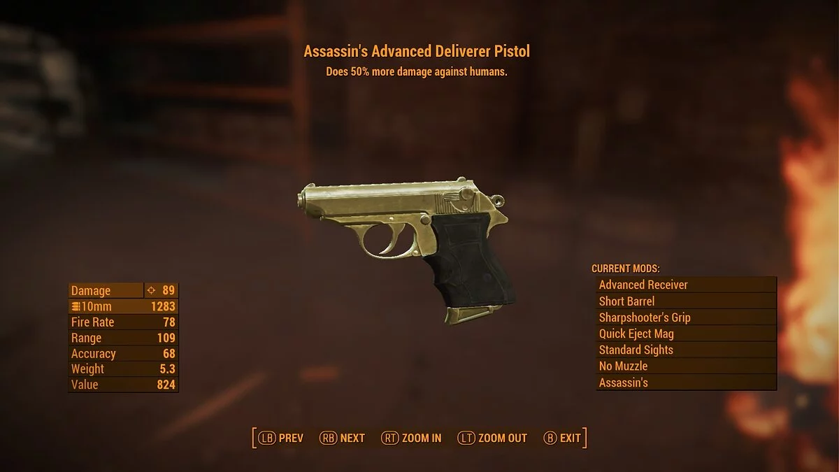 Fallout 4: Game of the Year Edition — Позолоченный Deliverer