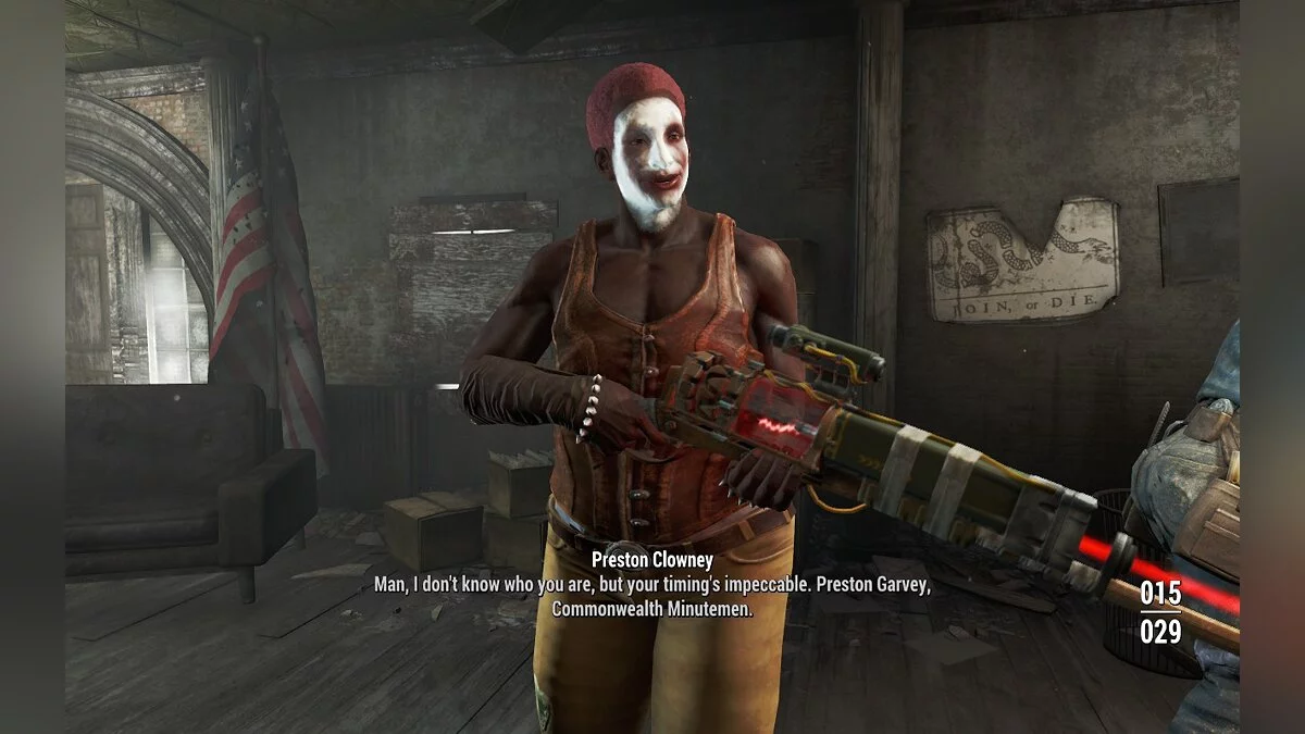 Fallout 4: Game of the Year Edition — Престон Гарви - клоун