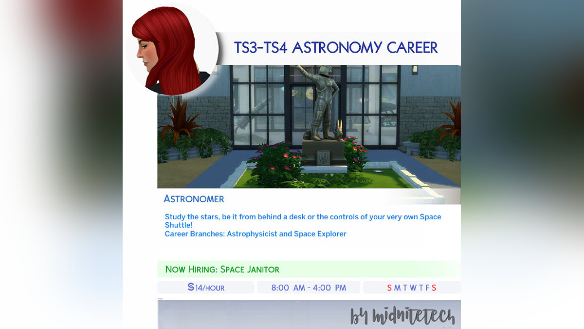 The Sims 4 — Карьера астрономии