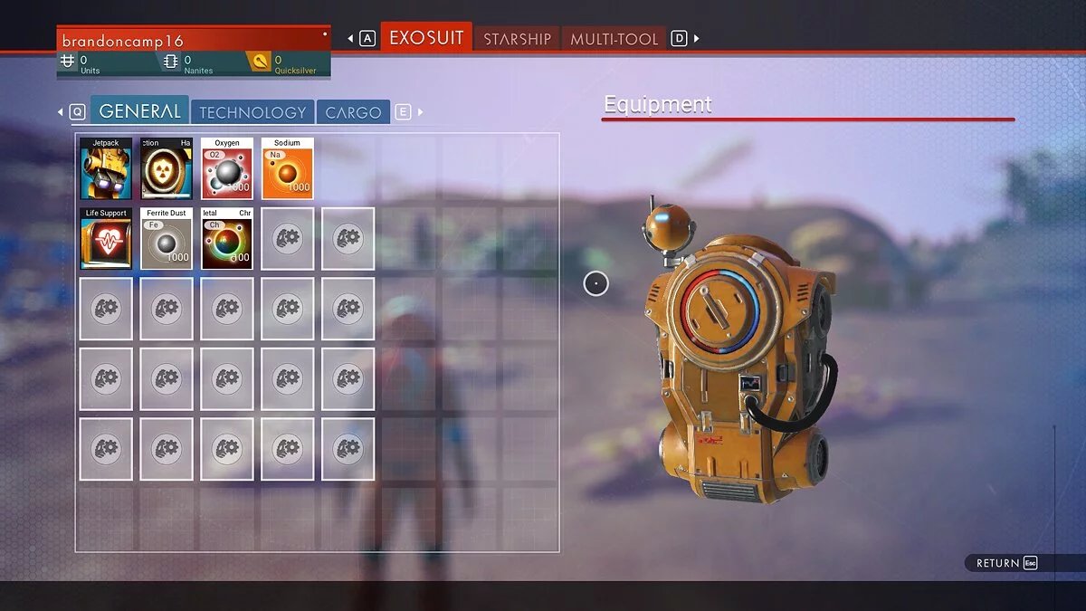 No Man's Sky — Пропуск обучения