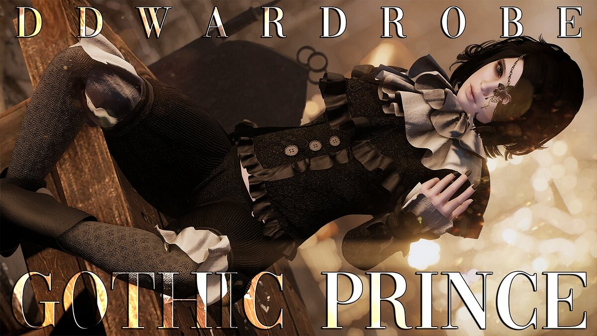 Elder Scrolls 5: Skyrim Special Edition — Женский костюм готический принц