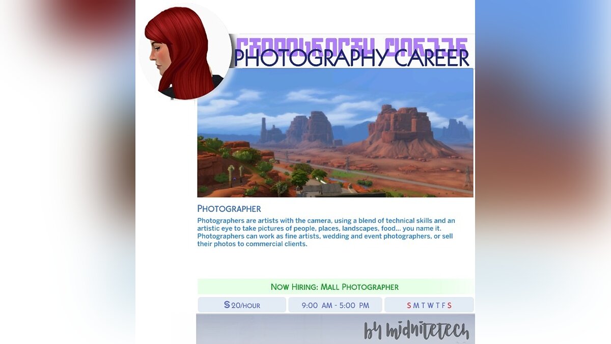 The Sims 4 — Карьера фотографа