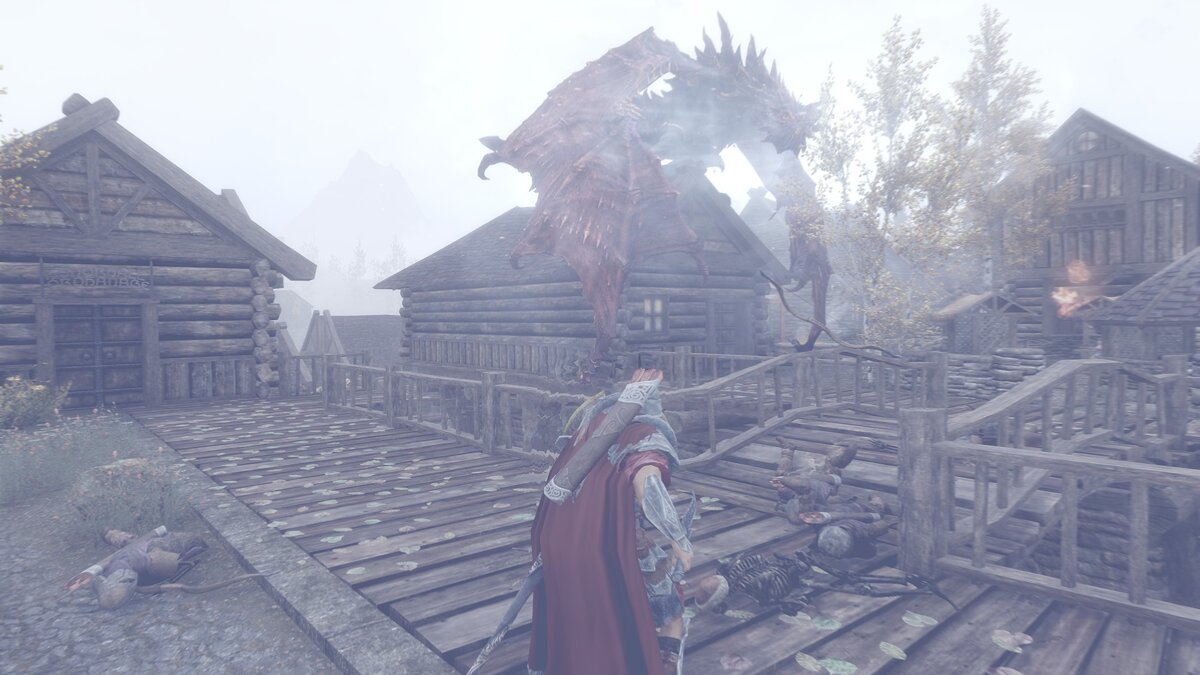 Elder Scrolls 5: Skyrim Special Edition — Более агрессивные драконы