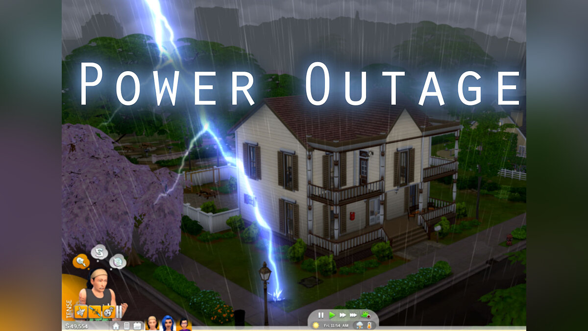 The Sims 4 — Перебои с электричеством V 1.4b (14.06.2020)