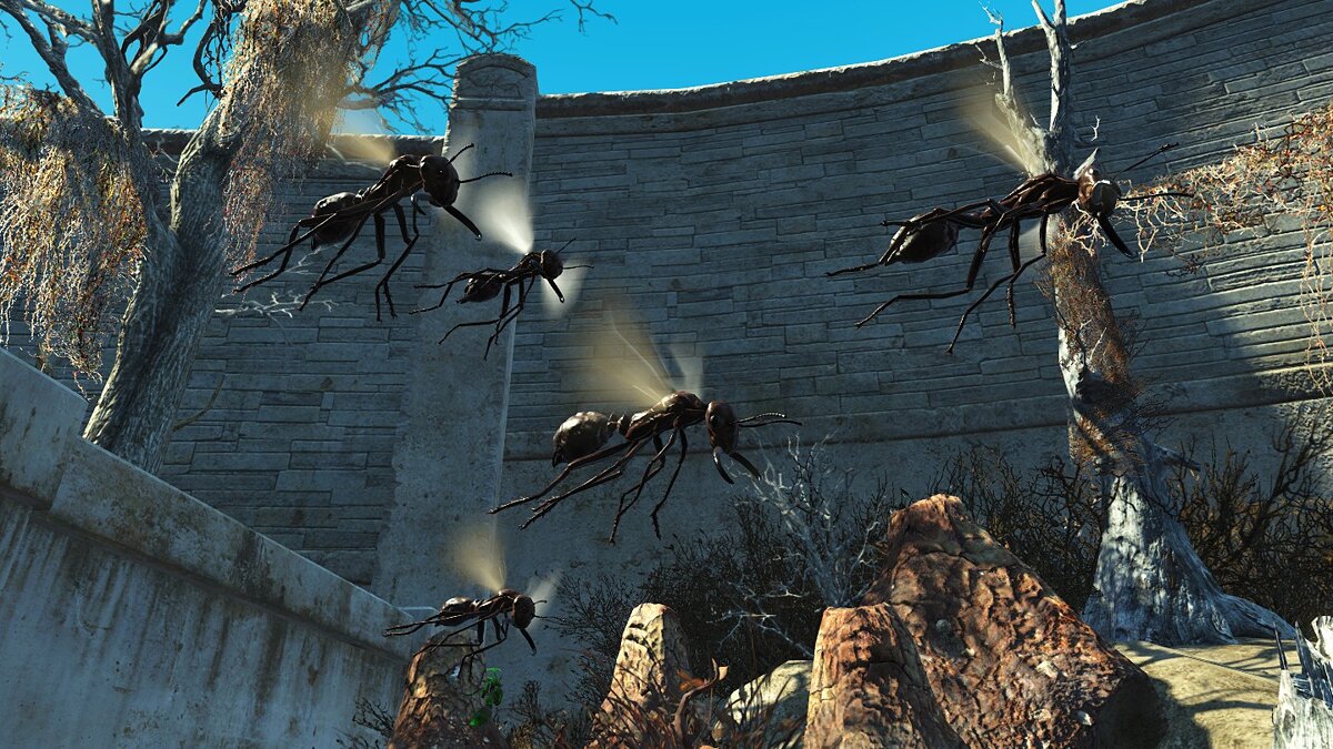 Fallout 4: Game of the Year Edition — Уменьшенное жужжание насекомых