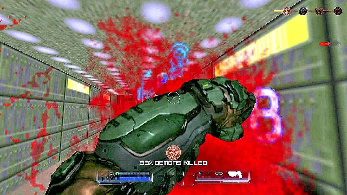 DOOM 2 — Doom 4 Death Foretold — качественный "геймплей-мод" на основе Doom 2016