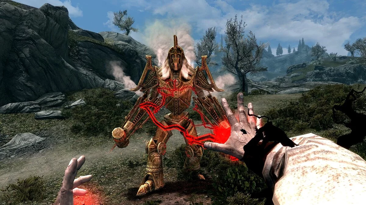 The Elder Scrolls 5: Skyrim Legendary Edition — Заклинание алый шторм