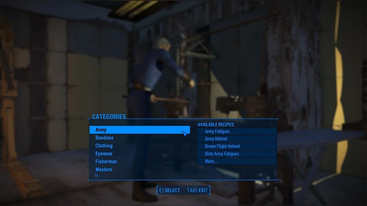 Fallout 4: Game of the Year Edition — Создание обычной одежды