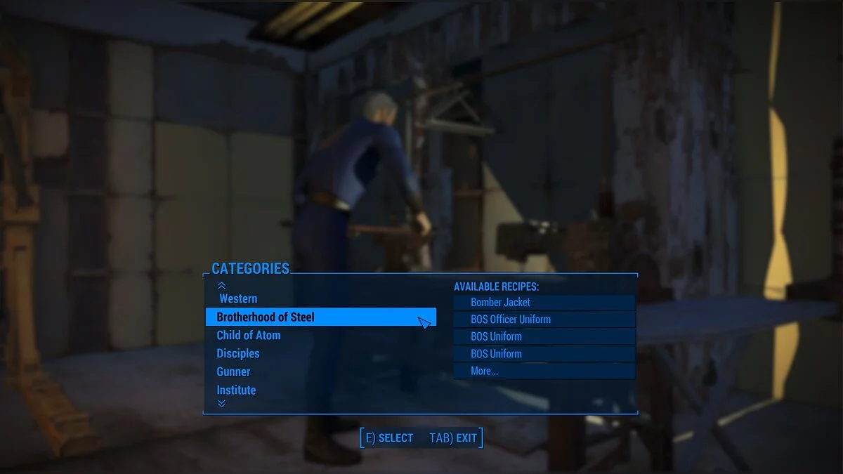 Fallout 4: Game of the Year Edition — Создание обычной одежды