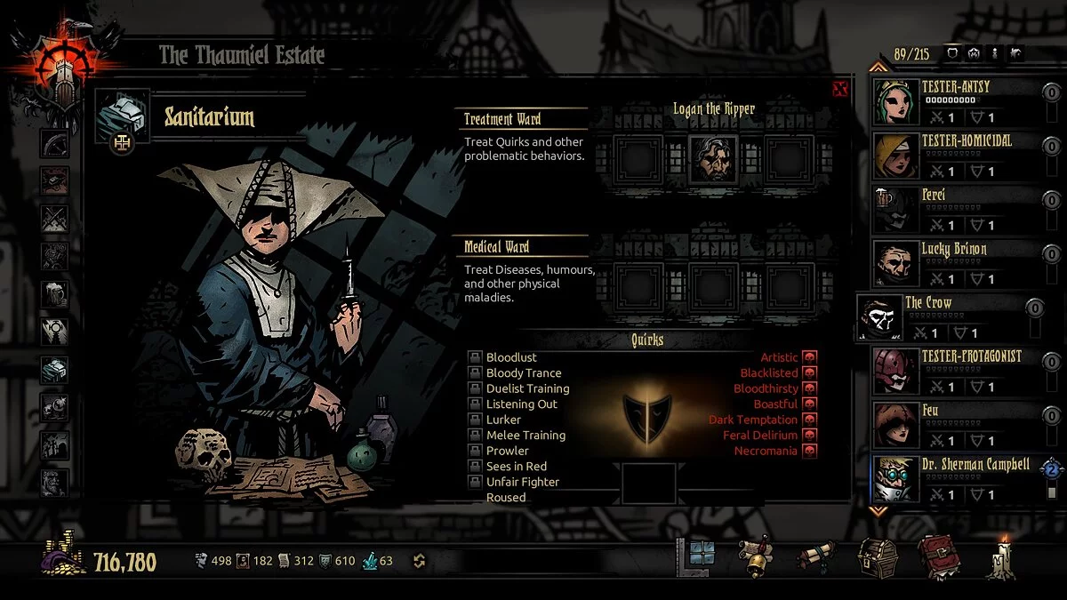 Darkest Dungeon — 10 причуд