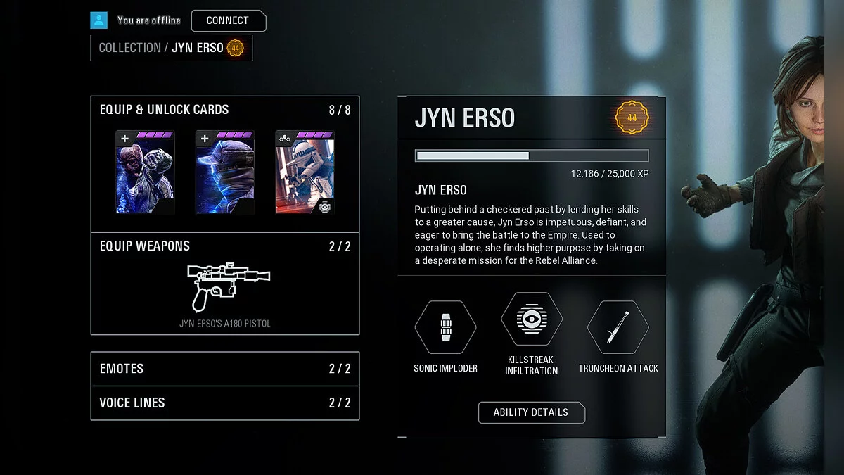 Star Wars: Battlefront 2 — Джин Эрсо