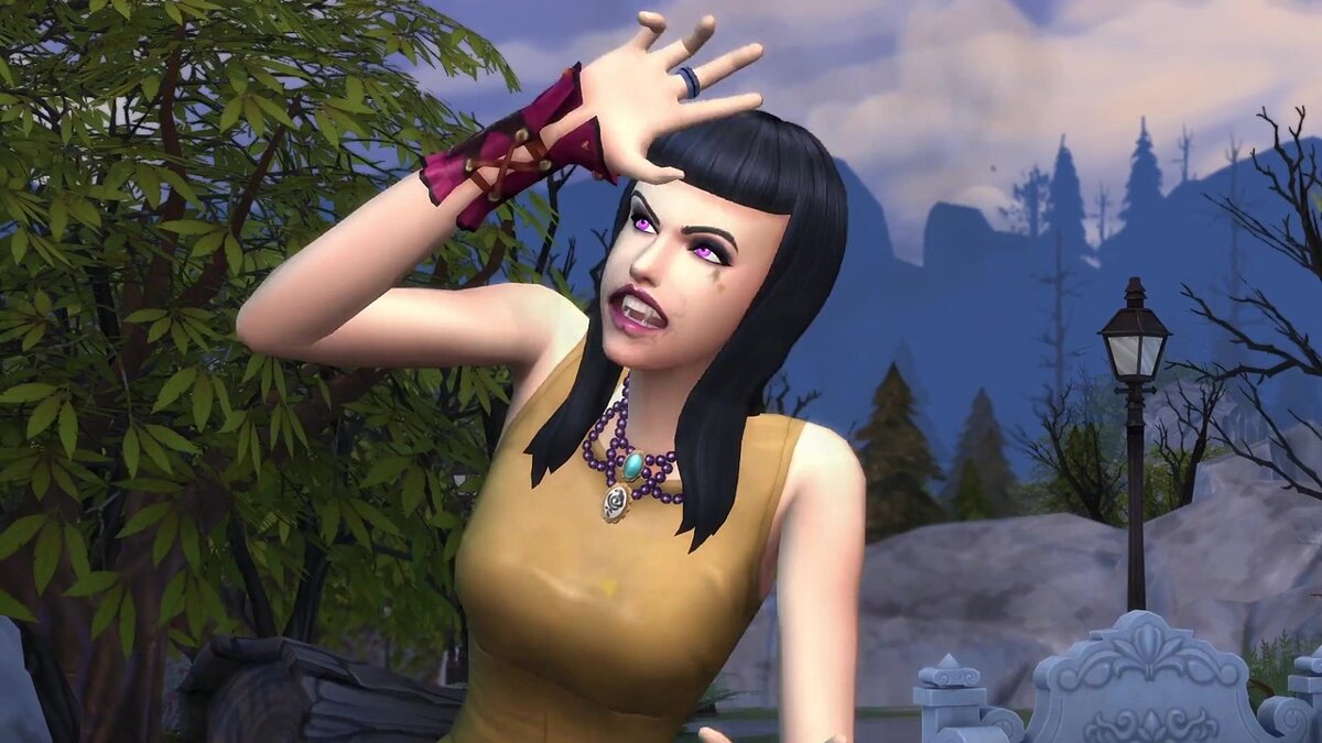 The Sims 4 — Потеря вампирических сил от солнечного света