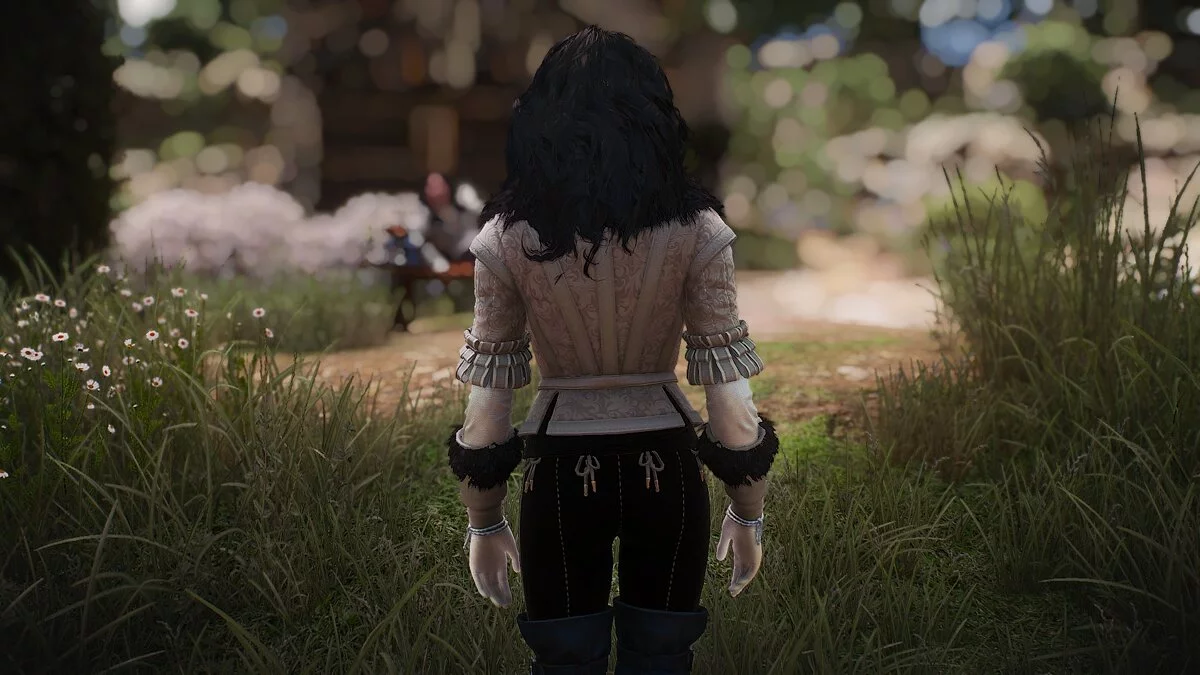 The Witcher 3: Wild Hunt - Complete Edition — Белый верх для Йеннефер