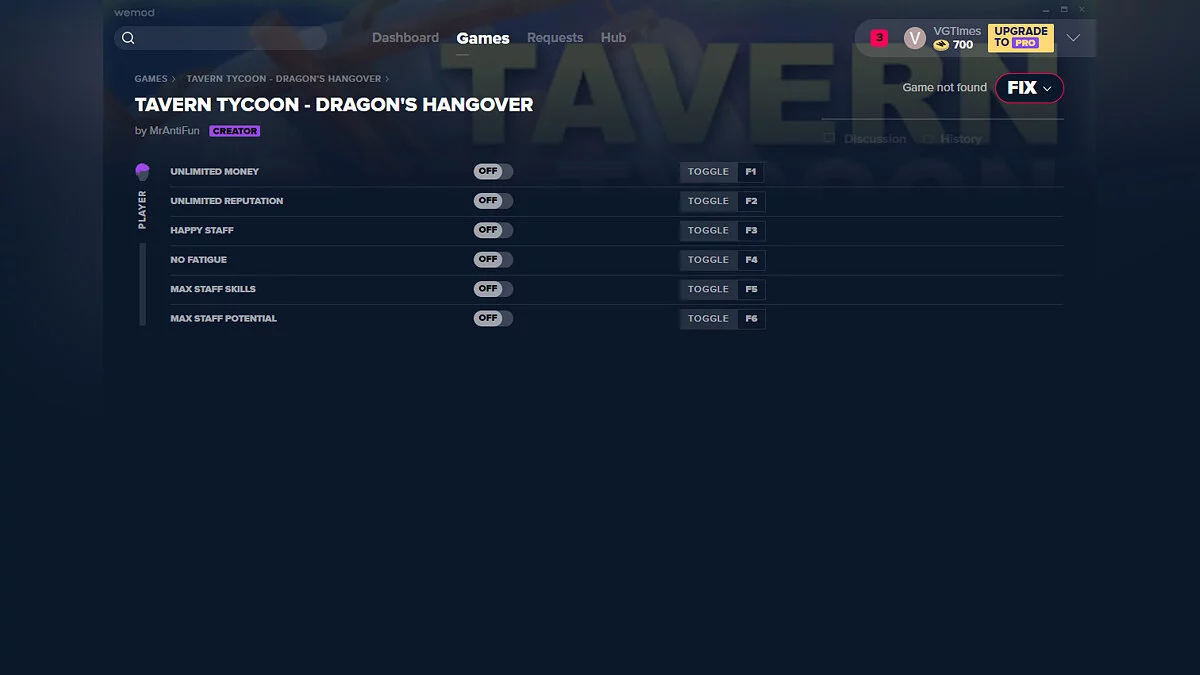 Tavern Tycoon - Dragon&#039;s Hangover — Трейнер (+6) от 13.07.2020 [WeMod]