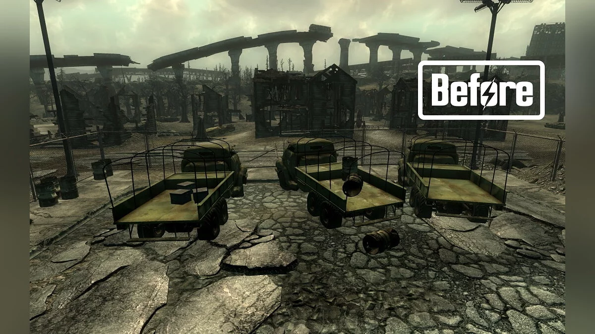 Fallout 3 — Полезные армейские грузовики