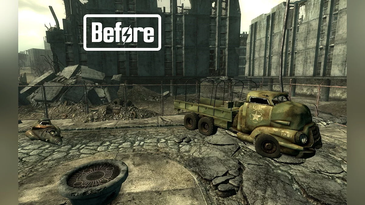 Fallout 3 — Полезные армейские грузовики