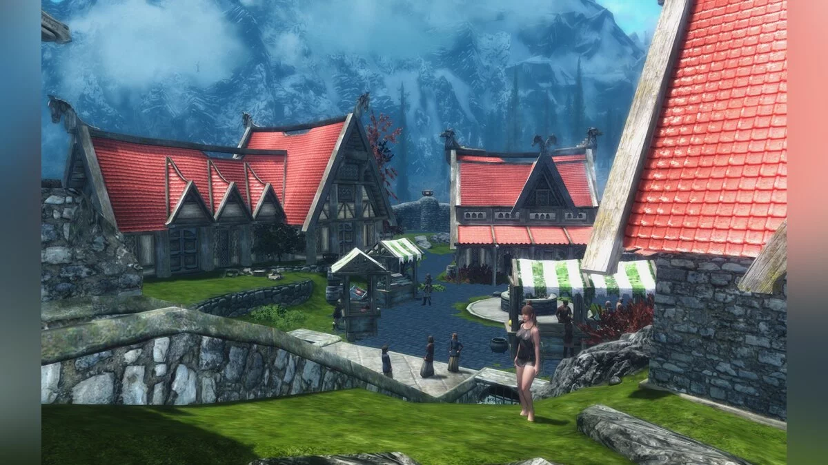 Elder Scrolls 5: Skyrim Special Edition — Крыши Вайтрана